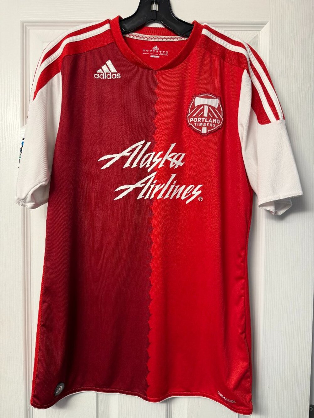Adidas PORTLAND TIMBERS 2011/12 Size M Away Football Shirt Soccer Jersey MLS Kit